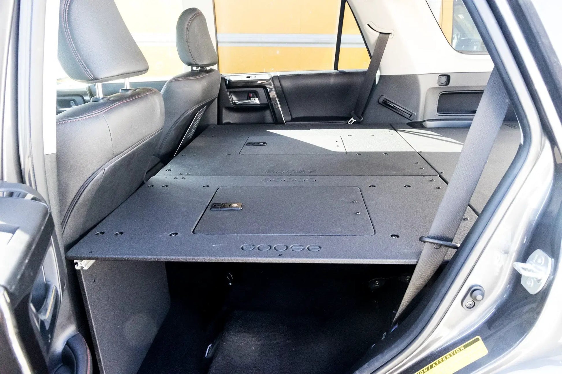 Stealth Sleep and Storage Package with Fitted Top Plate for Toyota 4Runner 2010-2024 5th Gen. by Goose Gear