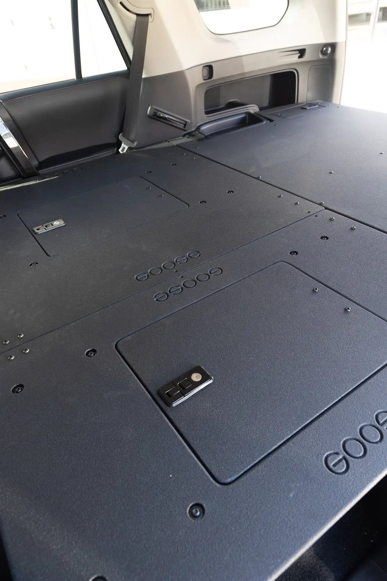 Stealth Sleep and Storage Package with Fitted Top Plate for Toyota 4Runner 2010-2024 5th Gen. by Goose Gear
