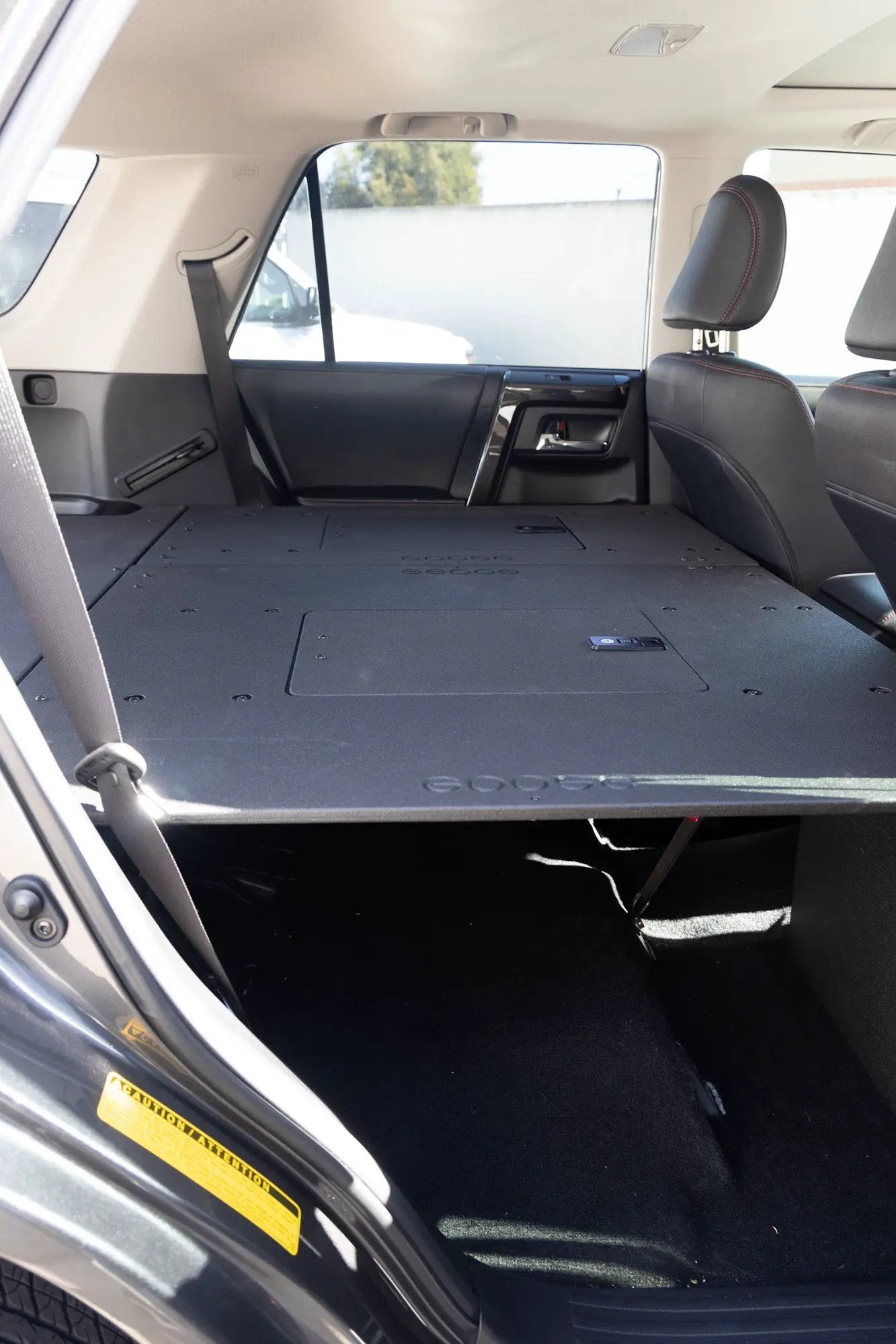 Stealth Sleep and Storage Package with Fitted Top Plate for Toyota 4Runner 2010-2024 5th Gen. by Goose Gear