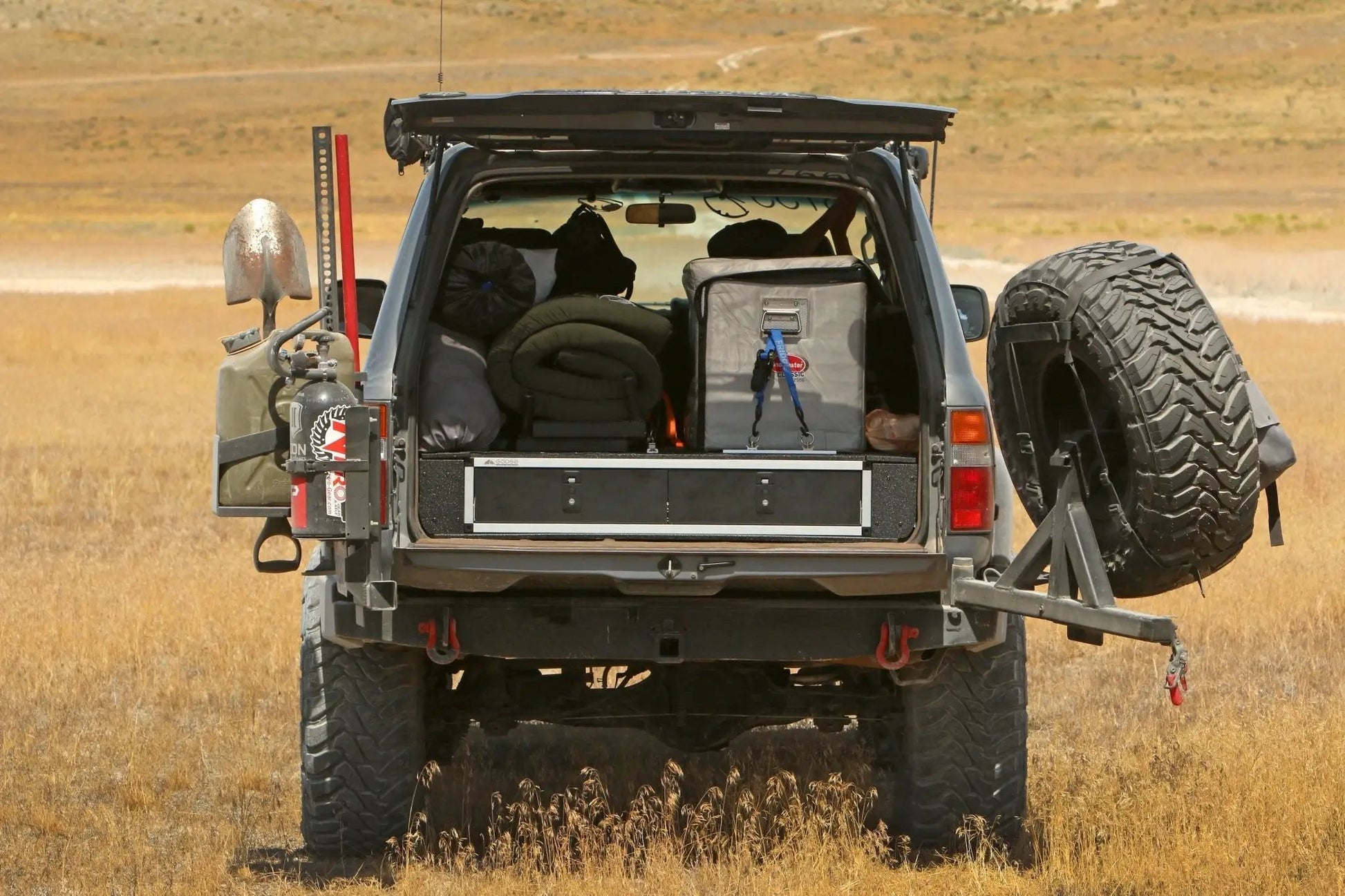 Stealth Sleep and Storage Package for Toyota Land Cruiser 1991-1997 80 Series - 43-3/8" W x 8" H x 40" D by Goose Gear