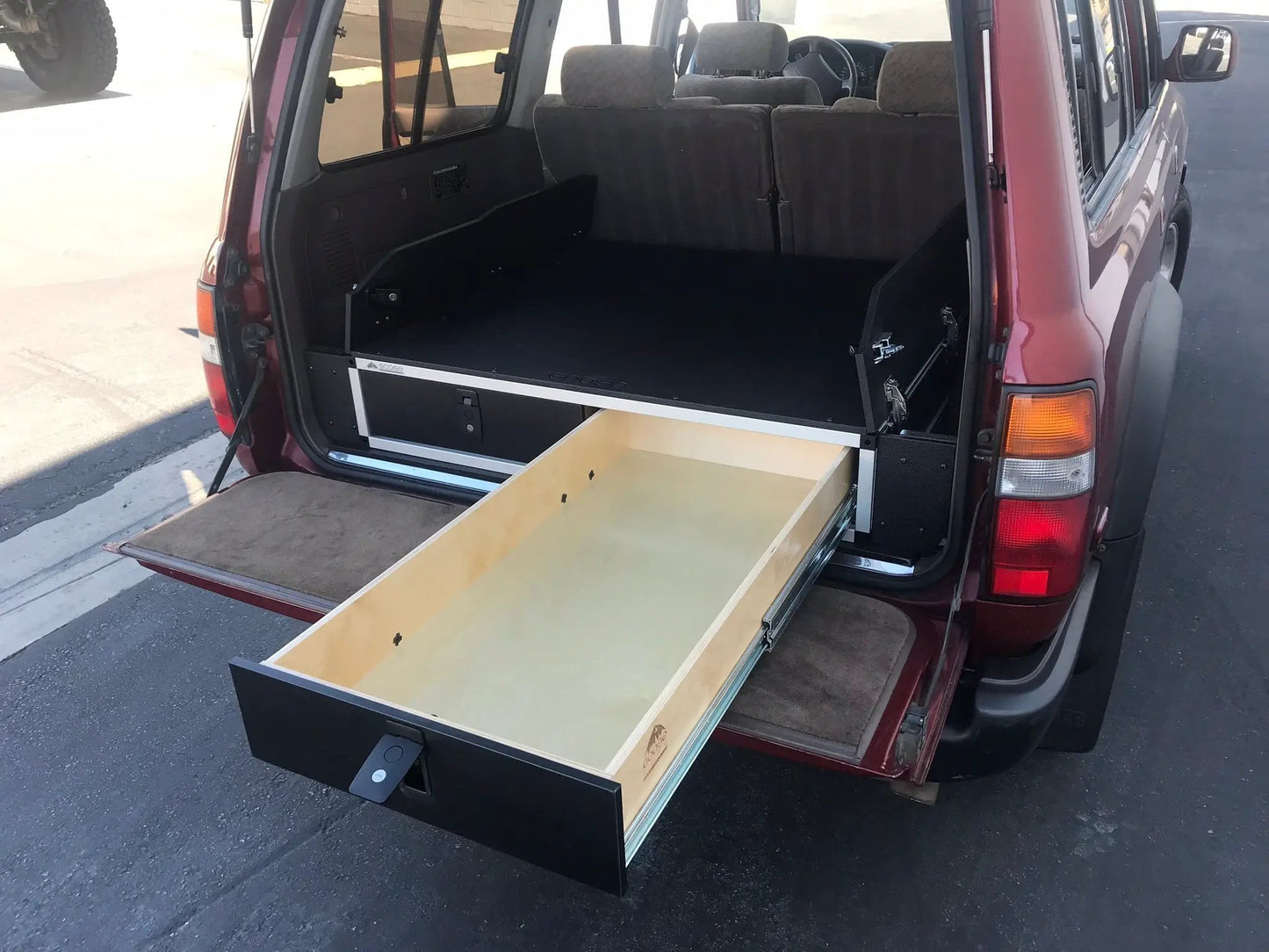 Stealth Sleep and Storage Package for Toyota Land Cruiser 1991-1997 80 Series - 43-3/8" W x 8" H x 40" D by Goose Gear