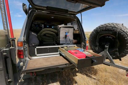 Stealth Sleep and Storage Package for Toyota Land Cruiser 1991-1997 80 Series - 43-3/8" W x 8" H x 40" D by Goose Gear