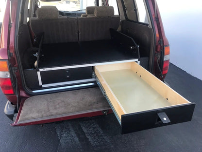 Stealth Sleep and Storage Package for Toyota Land Cruiser 1991-1997 80 Series - 43-3/8" W x 8" H x 40" D by Goose Gear