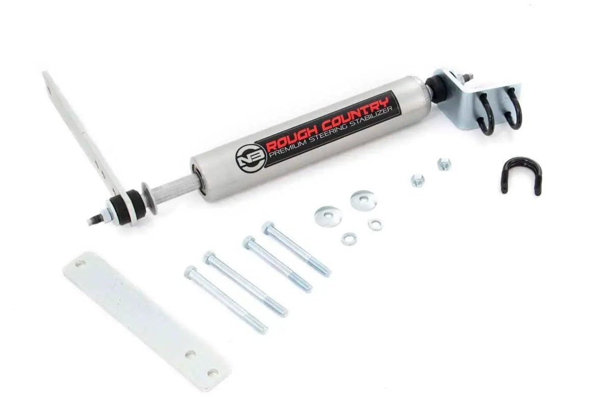 Rough Country N3 Steering Stabilizer | Ford Bronco/F-150/F-250 (1980-1998) by Rough Country