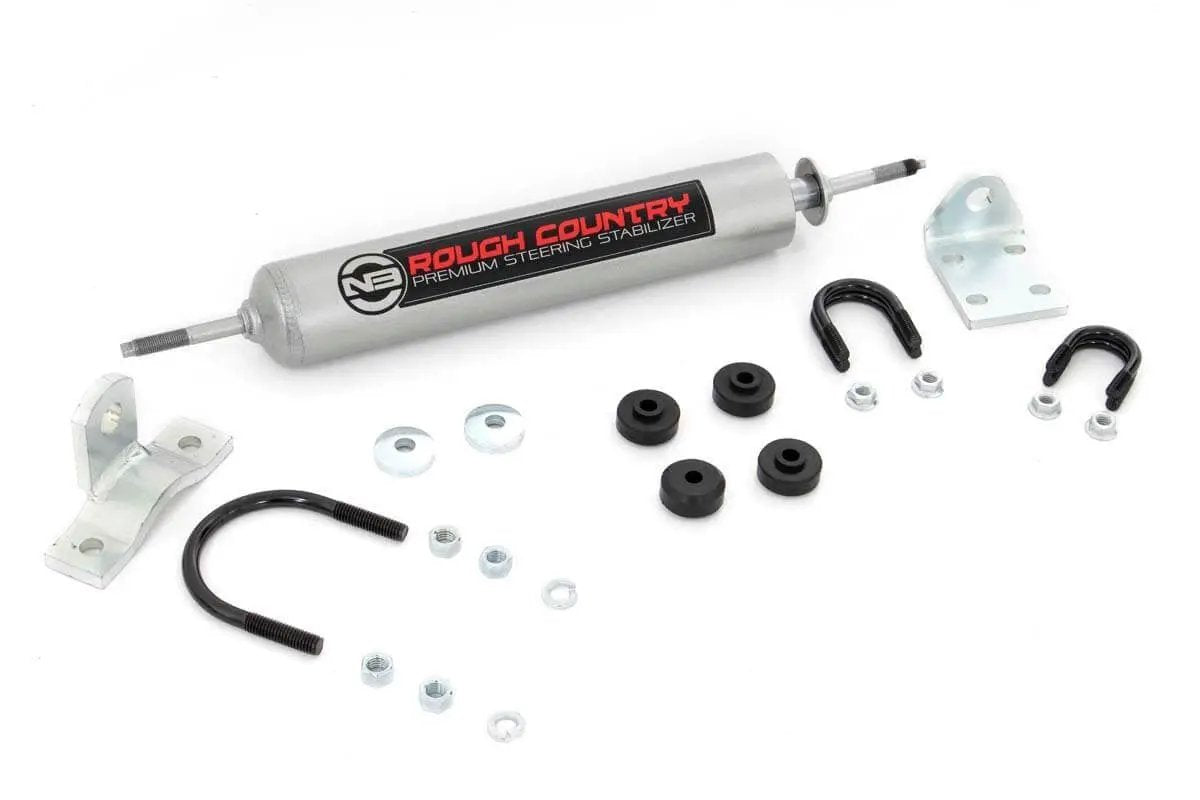 Rough Country N3 Steering Stabilizer | Multiple Makes & Models (Dodge/Jeep) by Rough Country