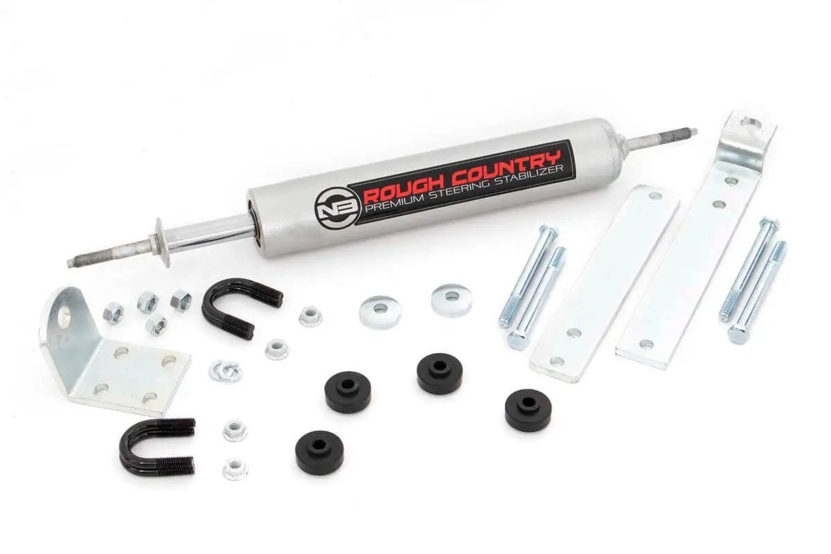 Rough Country N3 Steering Stabilizer | Multiple Makes & Models (Ford/Mazda) by Rough Country