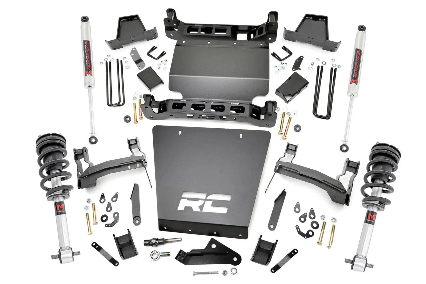 Rough Country 7 Inch Lift Kit | Bracket | M1 Struts/M1 | Chevy/GMC 1500 (14-16) by Rough Country