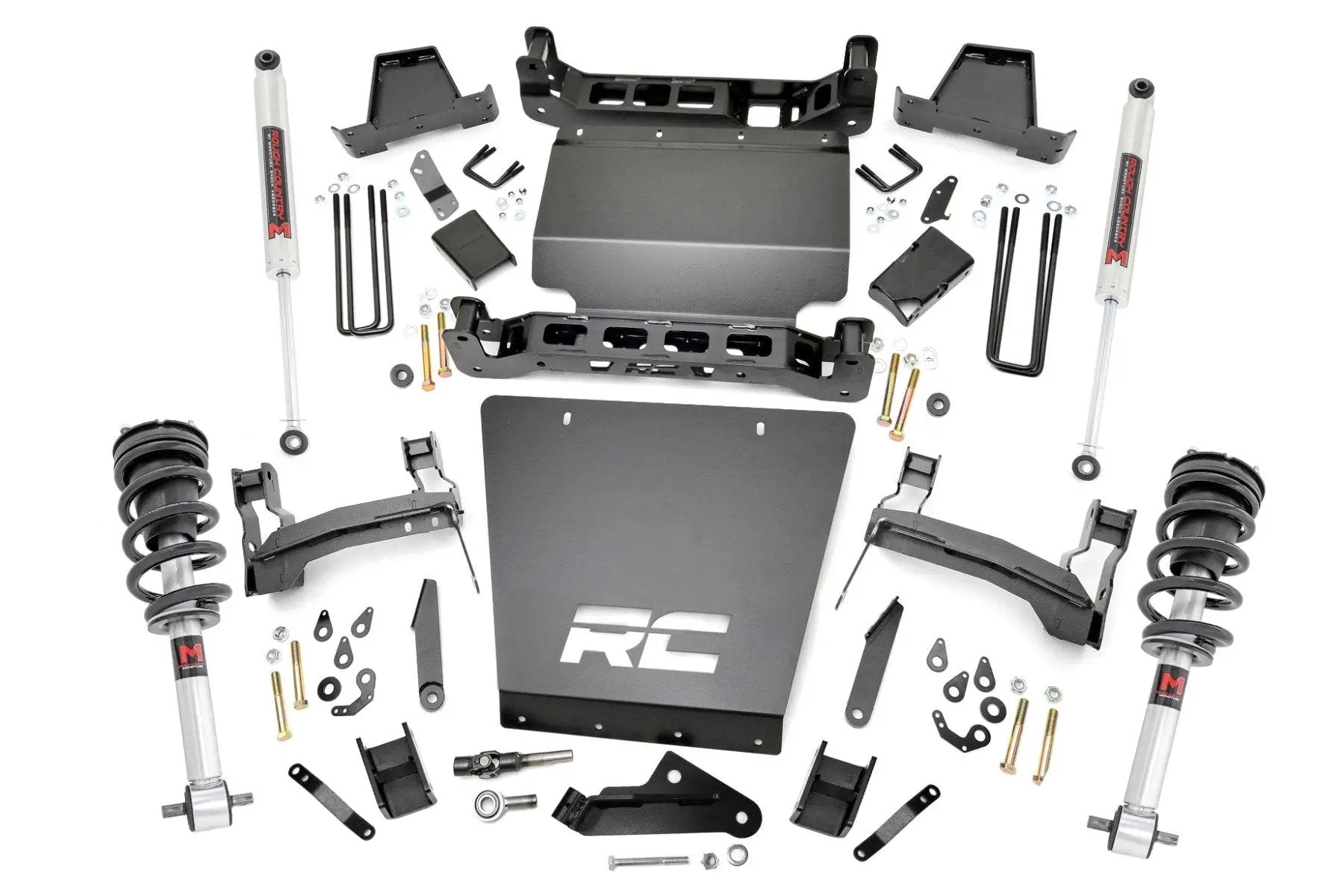 Rough Country 7 Inch Lift Kit | Bracket | M1 Struts/M1 | Chevy/GMC 1500 (14-16) by Rough Country