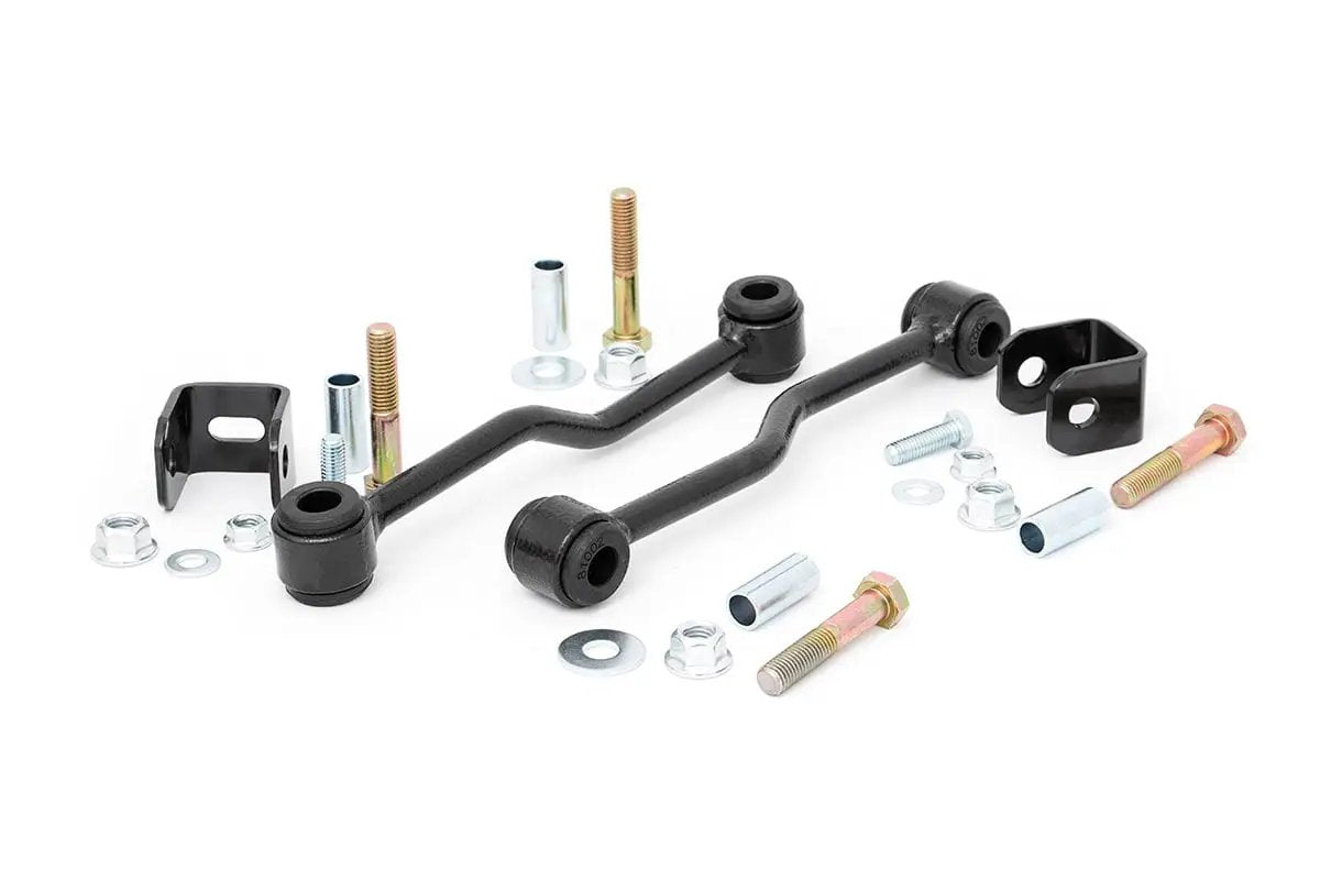 Rough Country Sway Bar Links | Front | 4-5 Inch Lift | Jeep Cherokee XJ/Wrangler TJ/Wrangler Unlimited 4WD by Rough Country