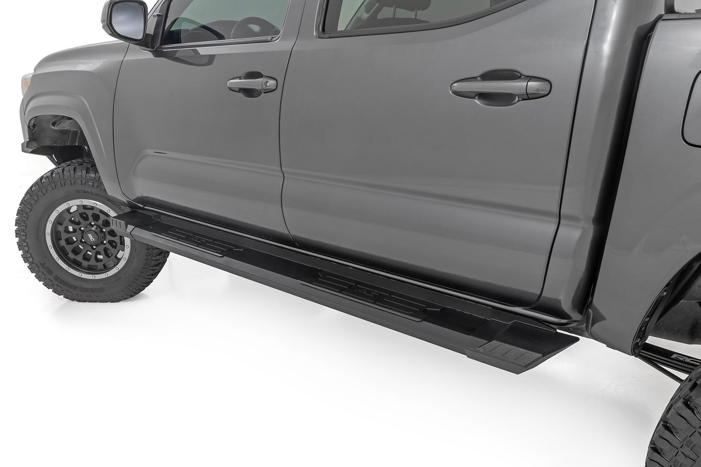 Подножки HD2 алюминиевые | Сдвоенная кабина | Toyota Tacoma 2WD/4WD (2005-2023)