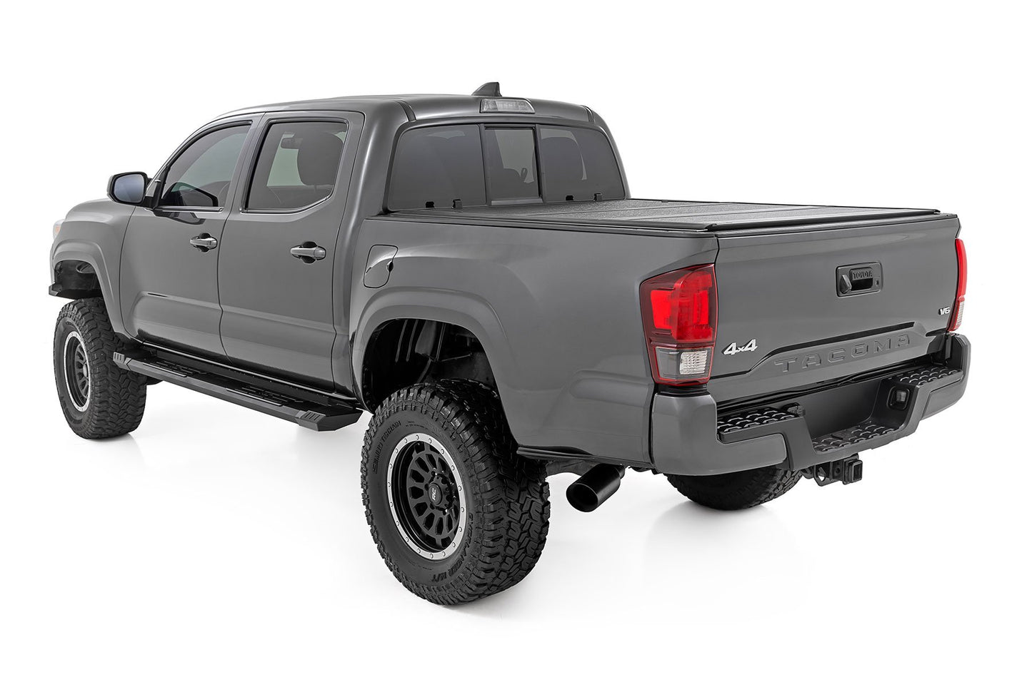 Подножки HD2 алюминиевые | Сдвоенная кабина | Toyota Tacoma 2WD/4WD (2005-2023)