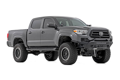 Подножки HD2 алюминиевые | Сдвоенная кабина | Toyota Tacoma 2WD/4WD (2005-2023)