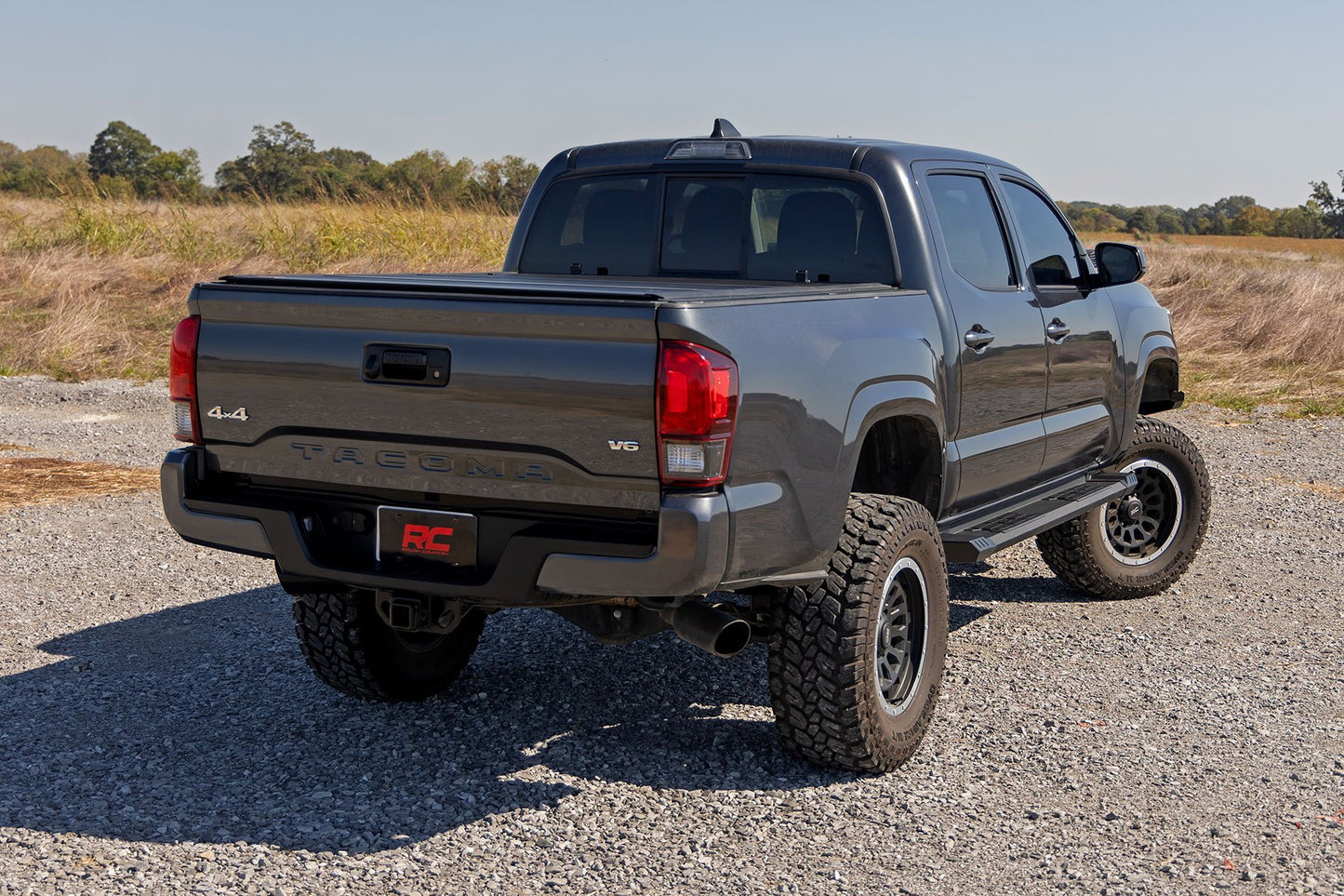 Подножки HD2 алюминиевые | Сдвоенная кабина | Toyota Tacoma 2WD/4WD (2005-2023)