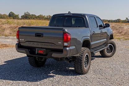 Подножки HD2 алюминиевые | Сдвоенная кабина | Toyota Tacoma 2WD/4WD (2005-2023)