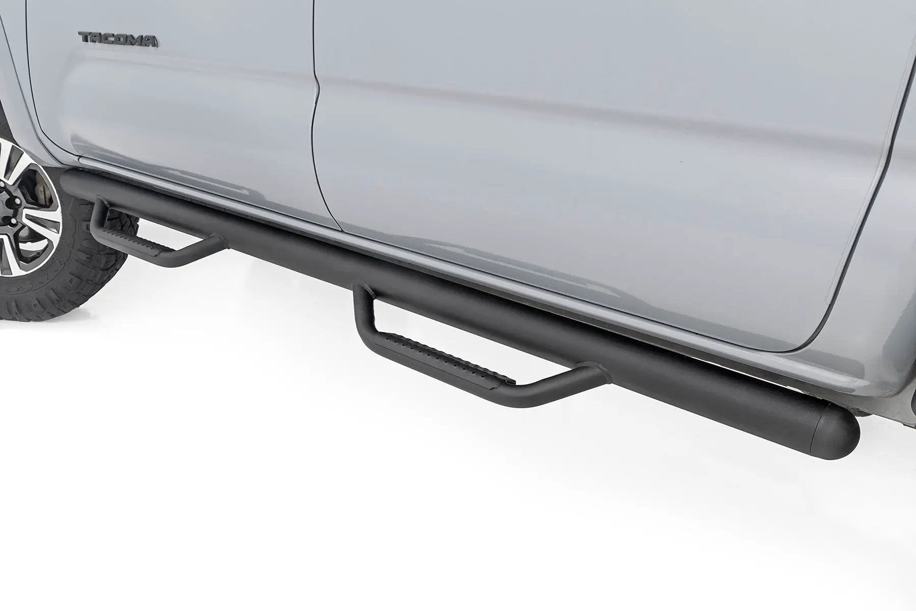 Rough Country Nerf Steps | Cab Length | Crew Cab | 5' Bed | Toyota Tacoma 2WD/4WD (05-23) by Rough Country