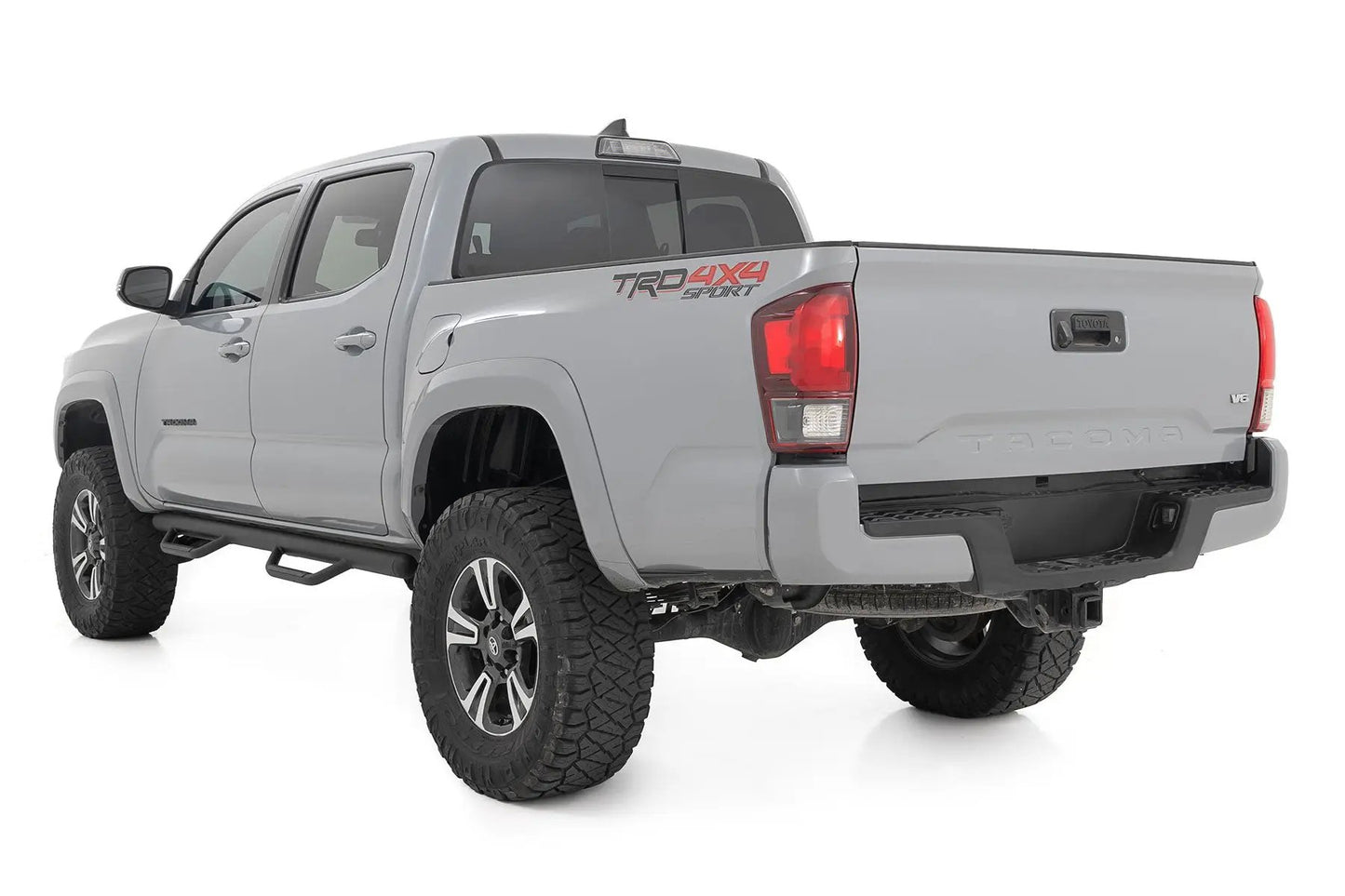 Rough Country Nerf Steps | Cab Length | Crew Cab | 5' Bed | Toyota Tacoma 2WD/4WD (05-23) by Rough Country