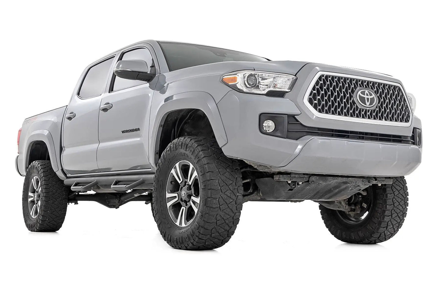 Rough Country Nerf Steps | Cab Length | Crew Cab | 5' Bed | Toyota Tacoma 2WD/4WD (05-23) by Rough Country