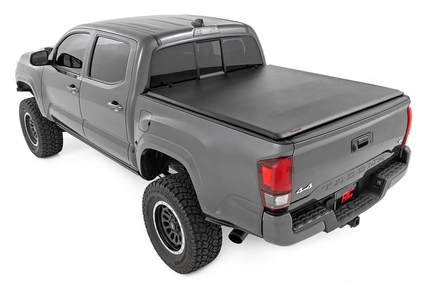Rough Country Soft Roll Up Bed Cover | 5' Bed | Toyota Tacoma 2WD/4WD (2016-2023) by Rough Country