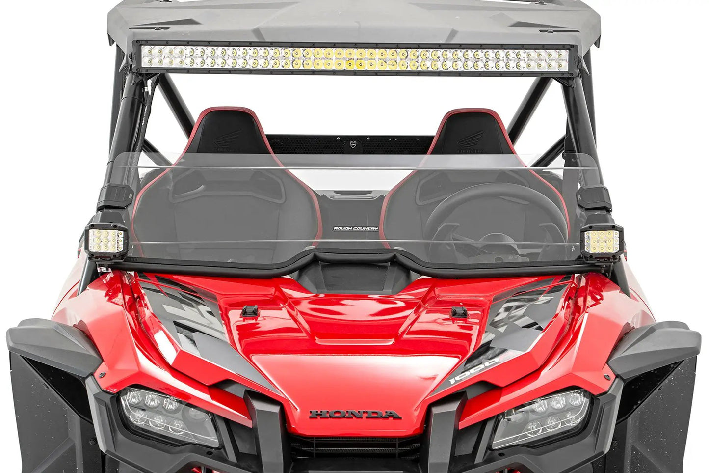 Rough Country Half Windshield | Scratch Resistant | Honda Talon 1000 by Rough Country
