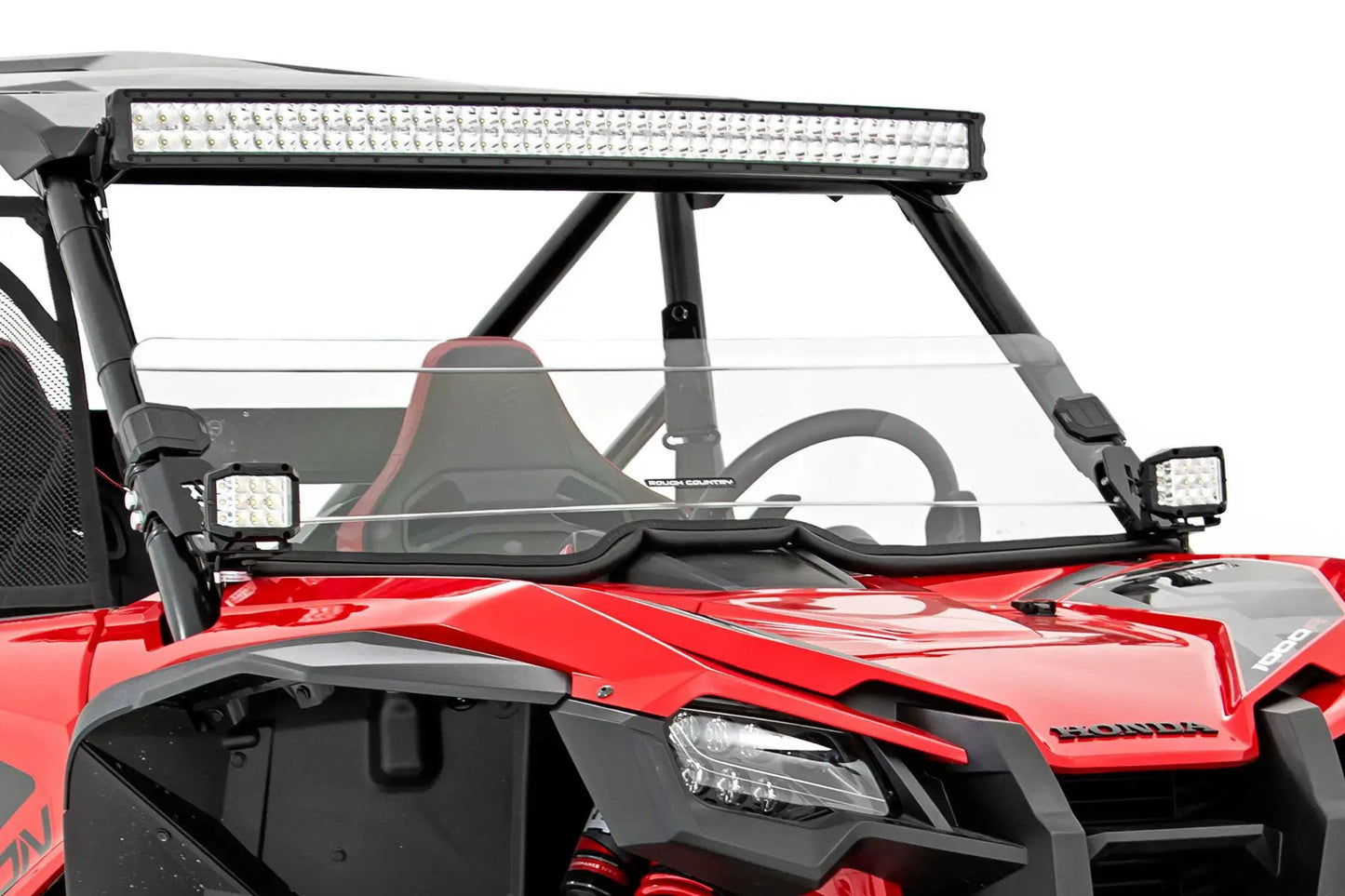 Rough Country Half Windshield | Scratch Resistant | Honda Talon 1000 by Rough Country