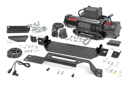 Rough Country Hidden Winch Mount | PRO12000S | Ford F-250/F-350 Super Duty 2WD/4WD (20-22) by Rough Country