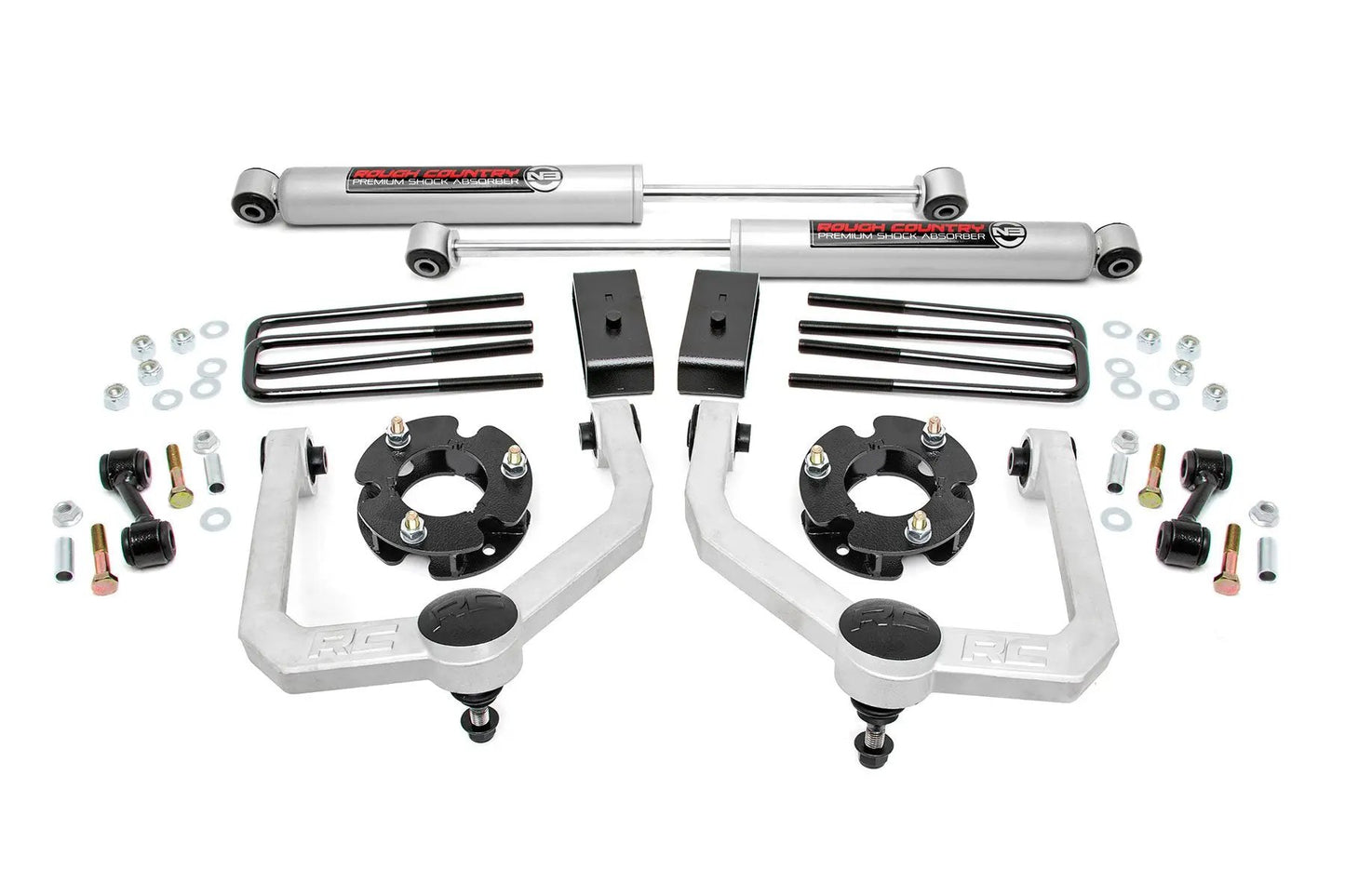 Rough Country 3 Inch Lift Kit | N3 Shocks | Nissan Titan 2WD/4WD (2004-2024) by Rough Country