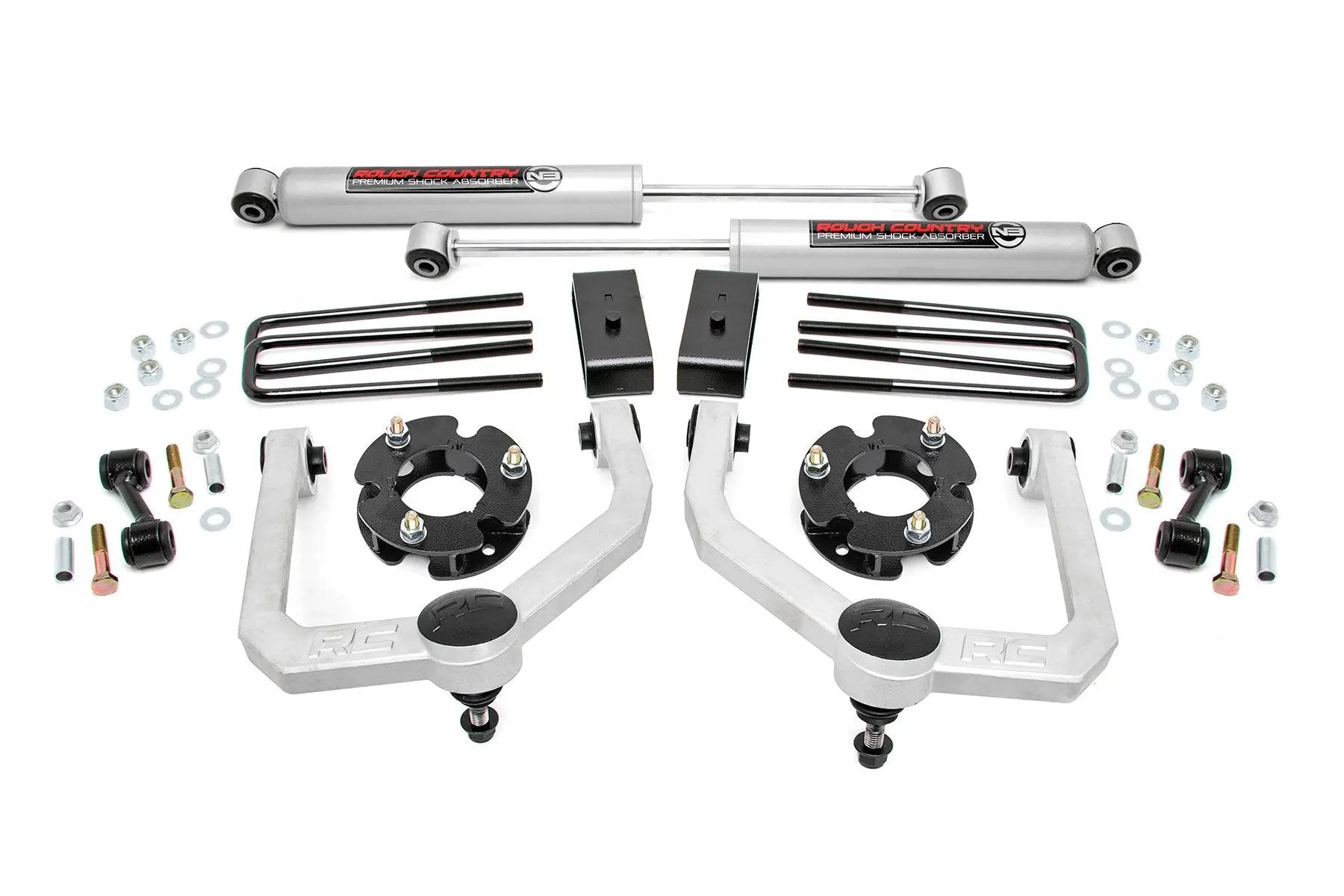 Rough Country 3 Inch Lift Kit | N3 Shocks | Nissan Titan 2WD/4WD (2004-2024) by Rough Country