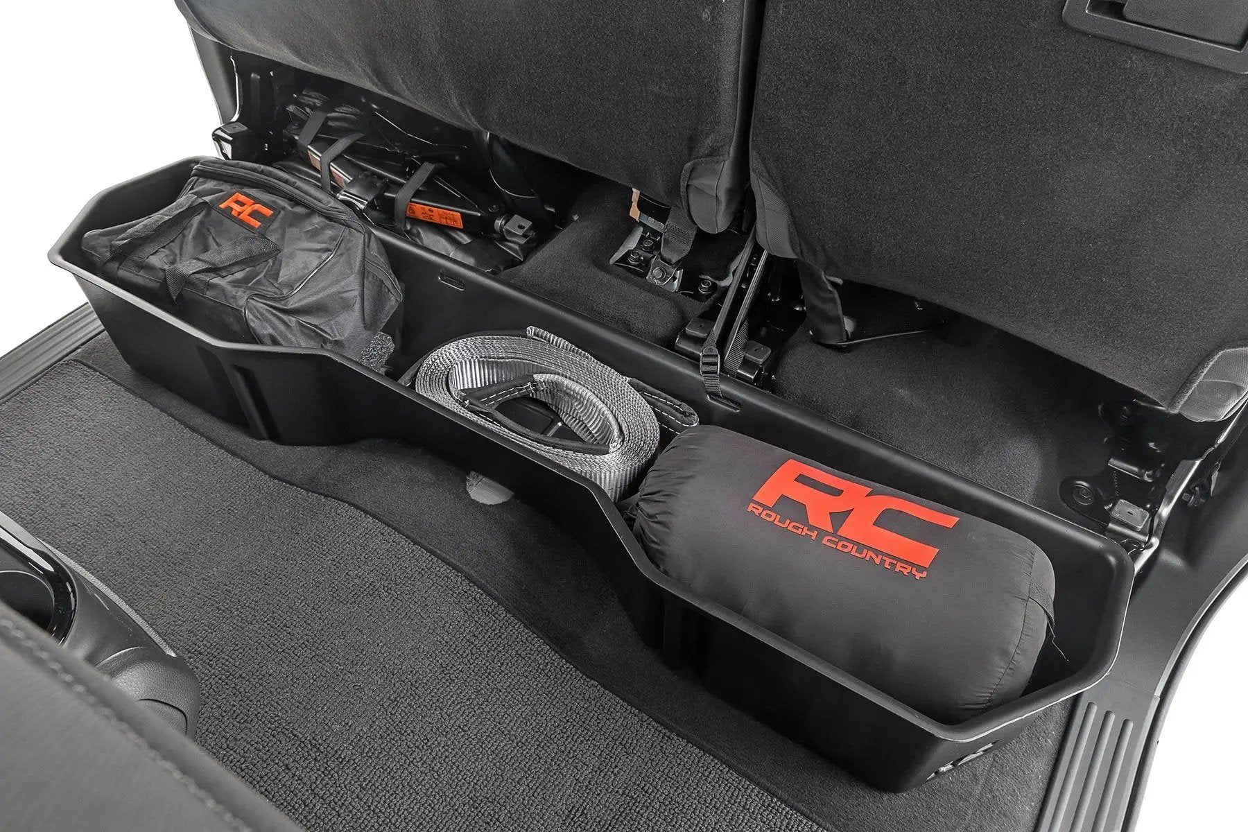 Rough Country Under Seat Storage | Crew Cab | Nissan Titan 2WD/4WD (2004-2024) by Rough Country
