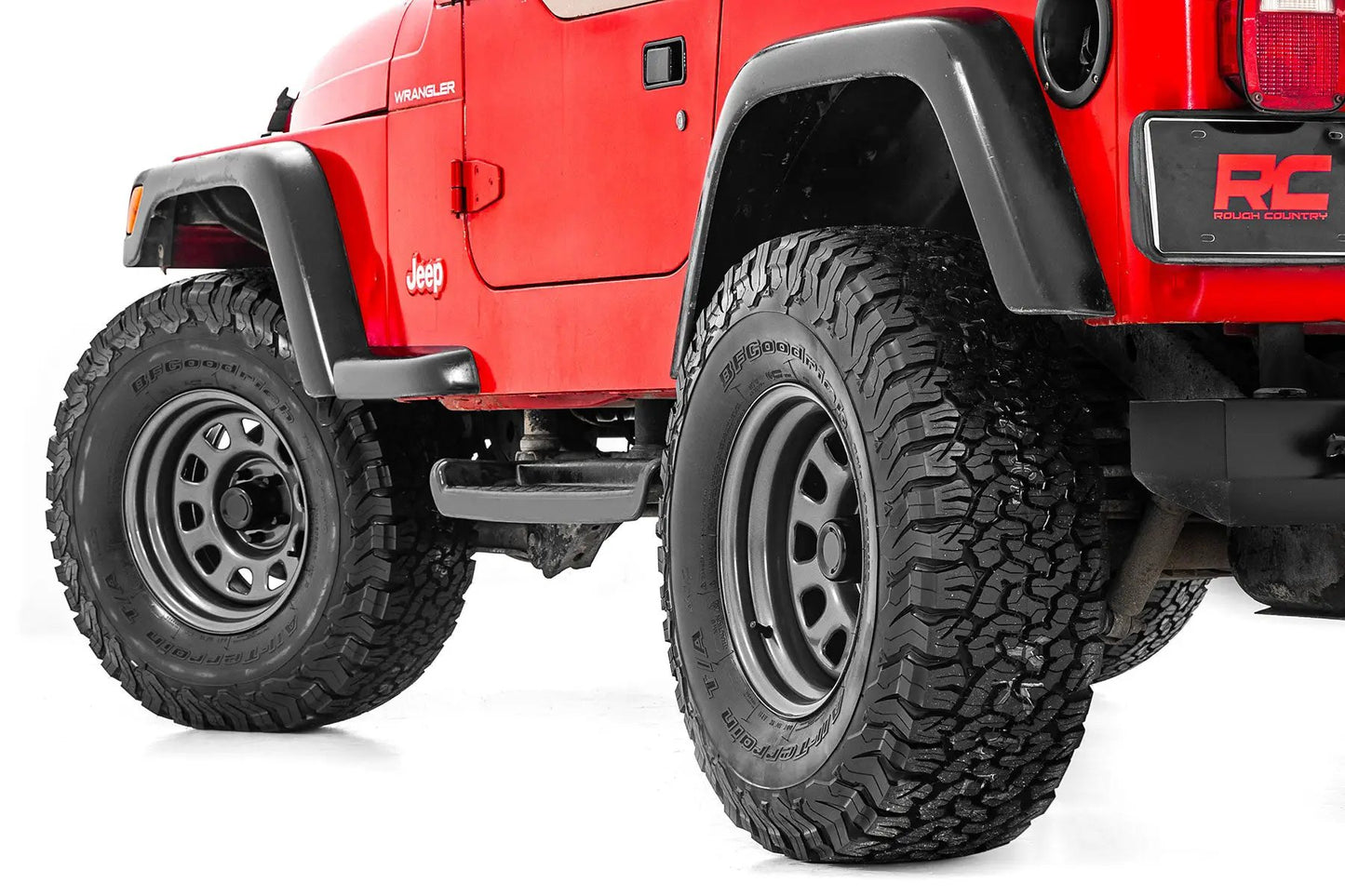 Rough Country Steel Wheel | Gray | 15x8 | 5x4.5 | 3.30 Bore | -19 by Rough Country