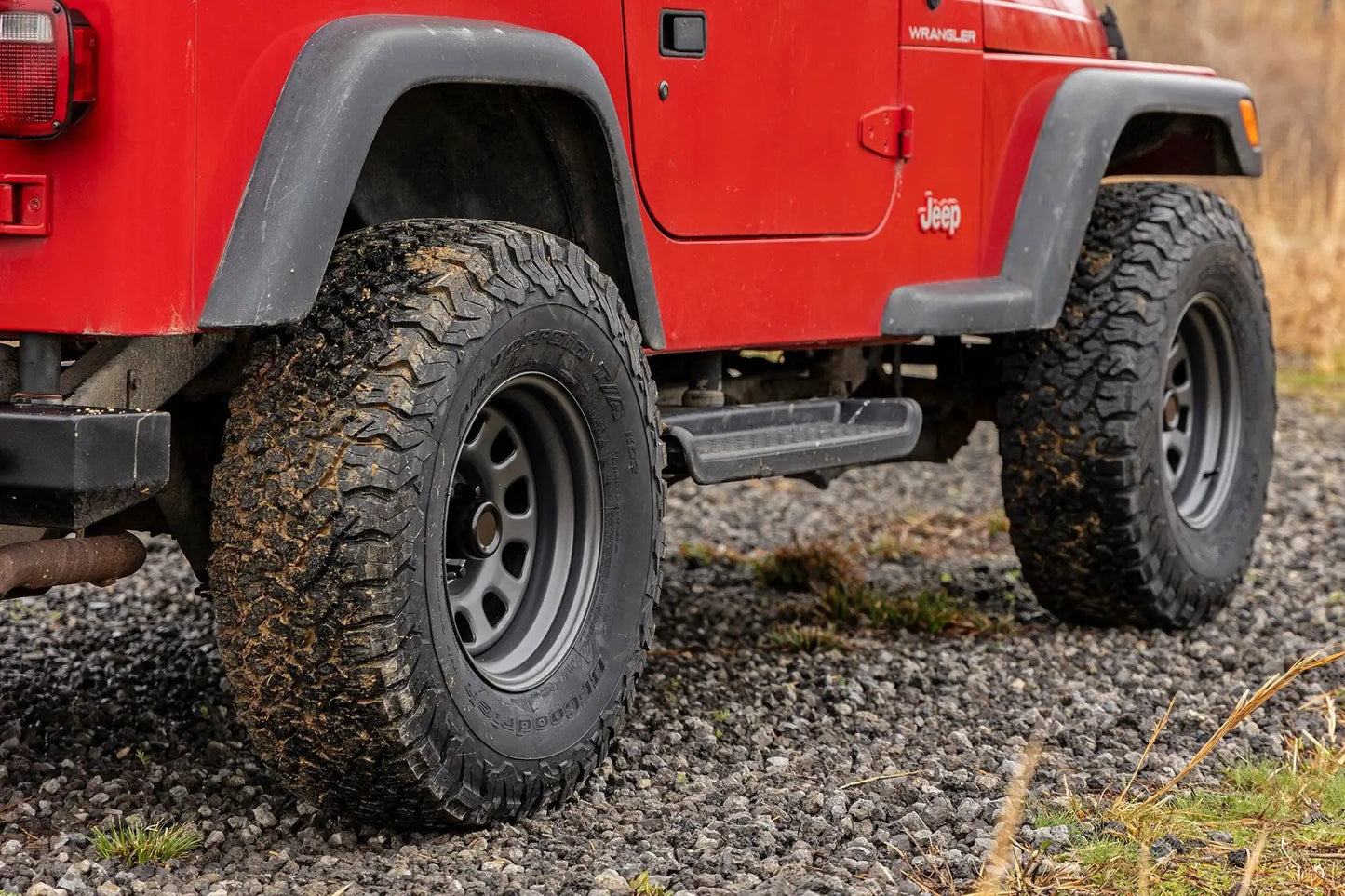 Rough Country Steel Wheel | Gray | 15x8 | 5x4.5 | 3.30 Bore | -19 by Rough Country