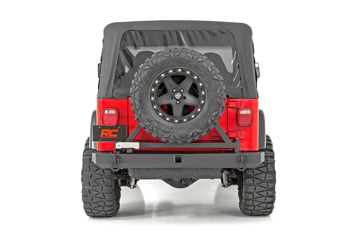 Rough Country Rear Bumper | Tire Carrier | Jeep Wrangler TJ (97-06)/Wrangler Unlimited (04-06) by Rough Country