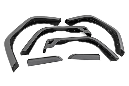 Rough Country Fender Flares | 5.5" Wide | Jeep Wrangler TJ (97-06)/Wrangler Unlimited (04-06)