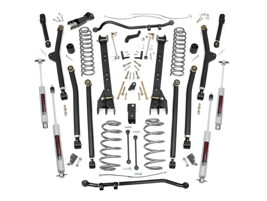 Rough Country 6 Inch Lift Kit | Long Arm | Jeep Wrangler TJ 4WD (1997-2006) by Rough Country