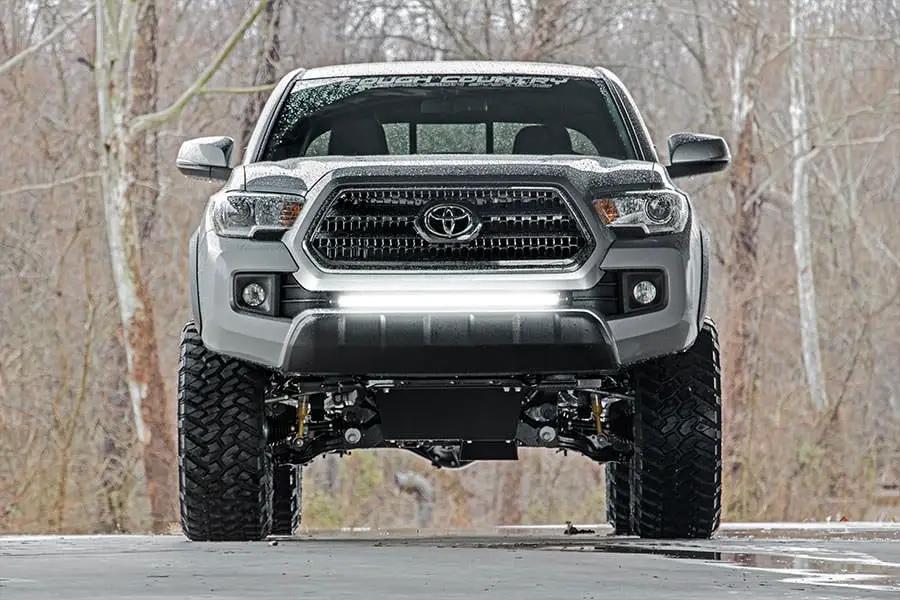 Rough Country LED Light Kit | Lower Grille Mount | 30" Spectrum Single Row | Toyota Tacoma (16-23) by Rough Country