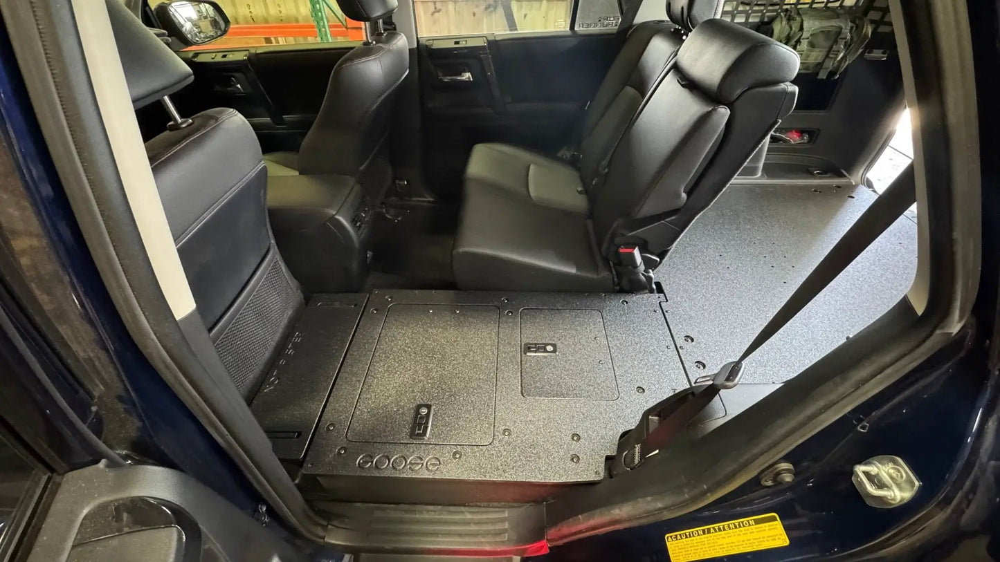 Toyota - 4Runner - 2010-2024 - 5th Gen - Standard - Explore Series - Seat Delete Plate System - Second Row - V2 - Plate Based by Goose Gear