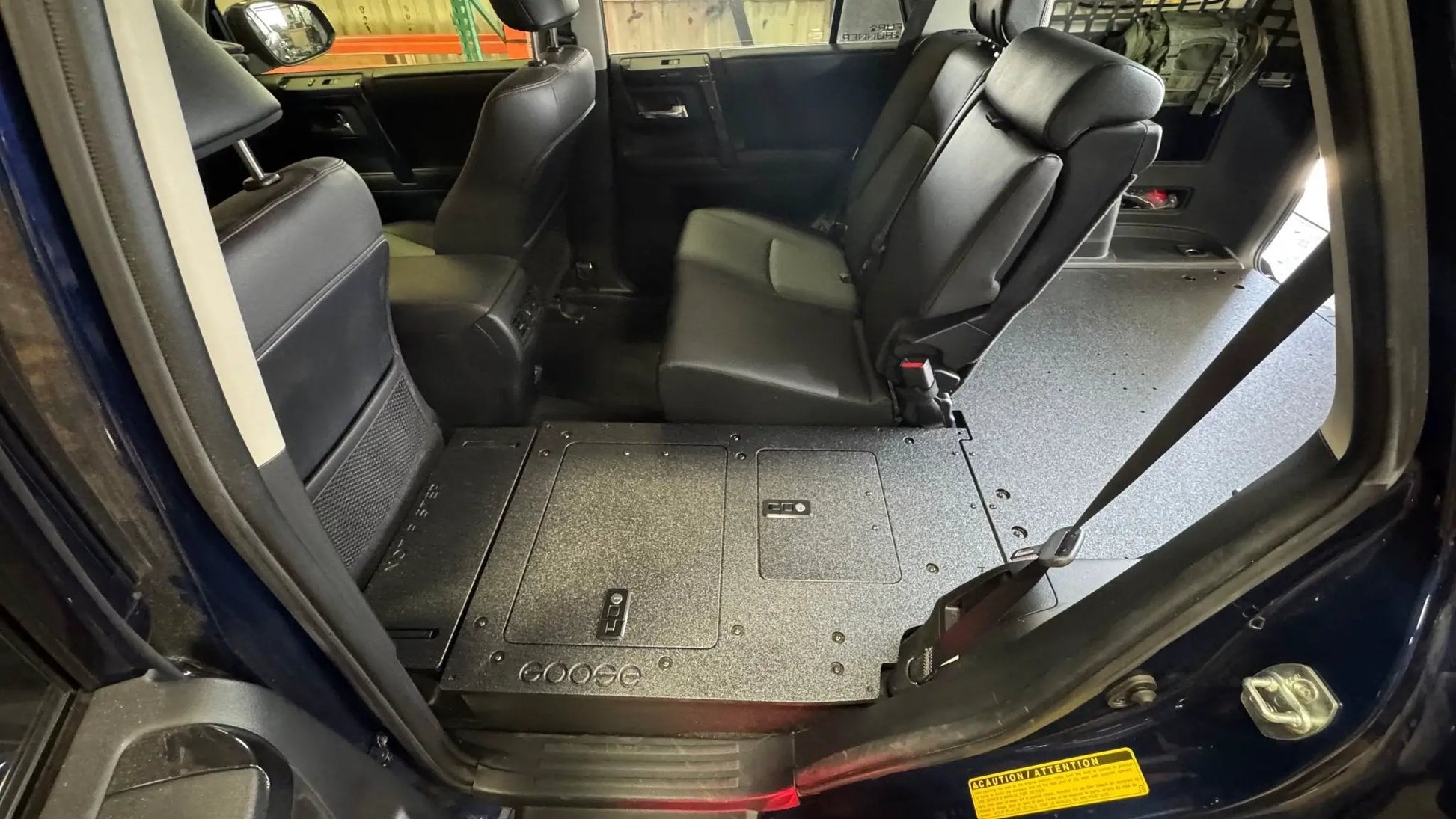 Toyota - 4Runner - 2010-2024 - 5th Gen - Standard - Explore Series - Seat Delete Plate System - Second Row - V2 - Plate Based by Goose Gear