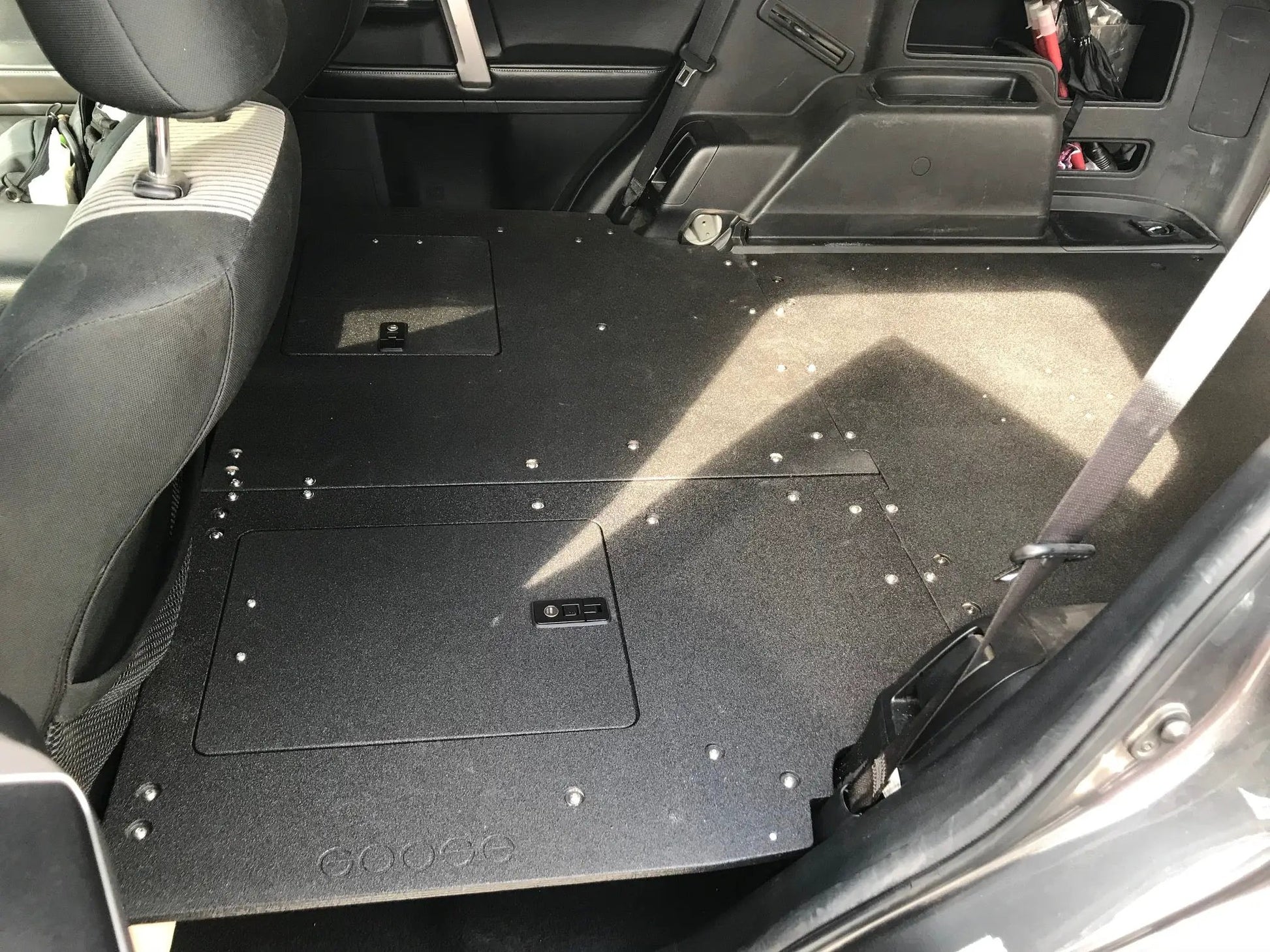 Toyota 4Runner 2010-2024 5th Gen. - Second Row Seat Delete Plate System by Goose Gear