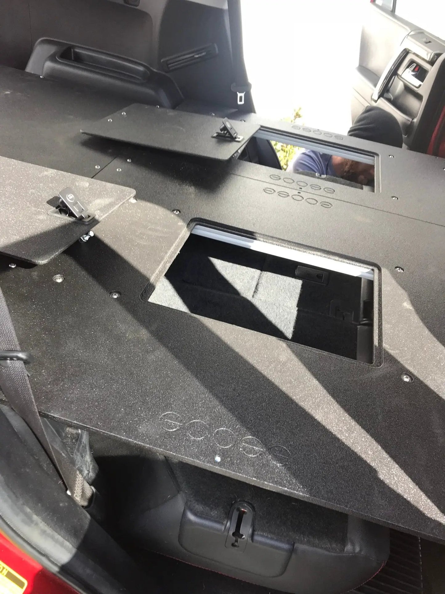 Toyota 4Runner 2010-2024 5th Gen. - Second Row Seat Delete Plate System - Module Height by Goose Gear