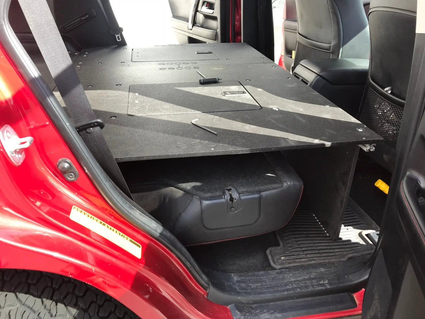 Toyota 4Runner 2010-2024 5th Gen. - Second Row Seat Delete Plate System - Module Height by Goose Gear