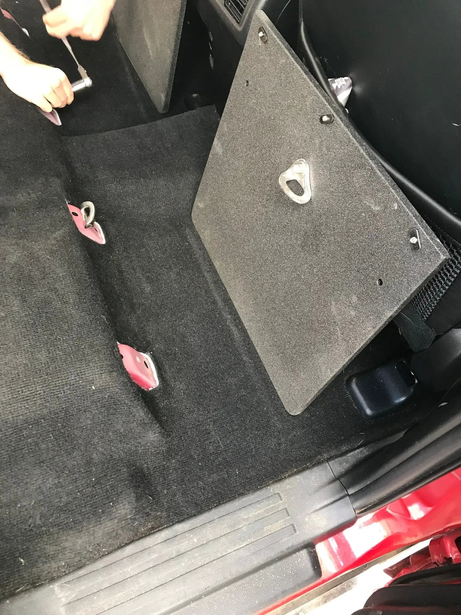 Toyota 4Runner 2010-2024 5th Gen. - Second Row Seat Delete Plate System - Module Height by Goose Gear