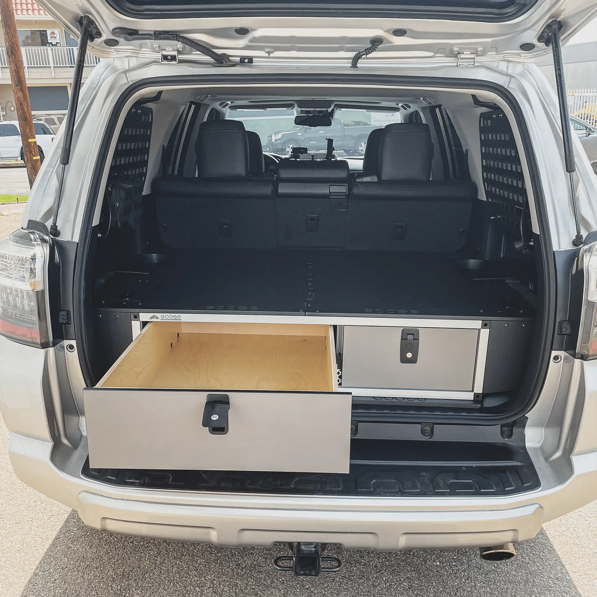 Toyota 4Runner 2010-2024 5th Gen. - Side x Side Drawer Module with Fitted Top Plate by Goose Gear