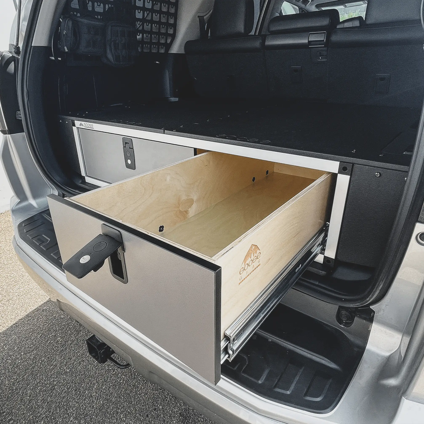Toyota 4Runner 2010-2024 5th Gen. - Side x Side Drawer Module with Fitted Top Plate by Goose Gear