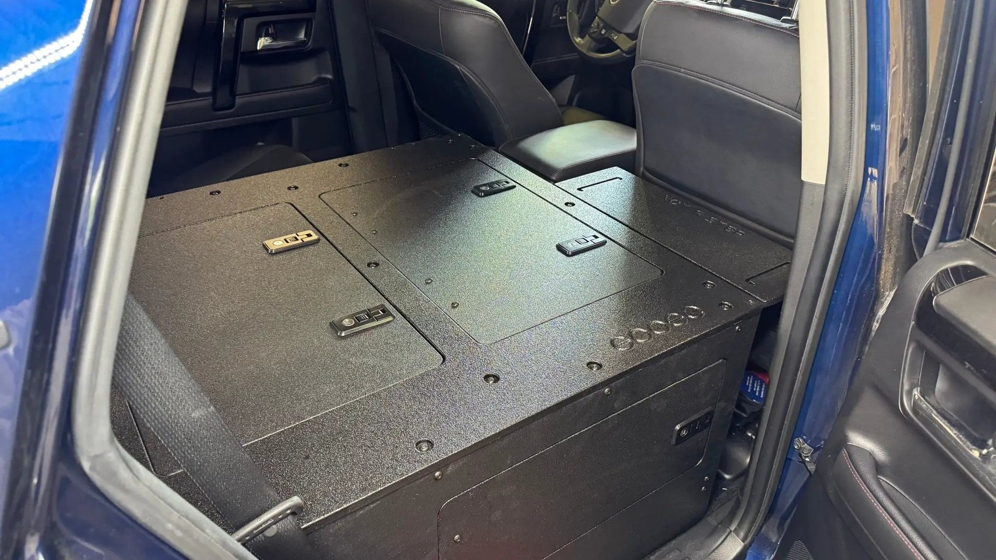Toyota - 4Runner - 2010-2024 - 5th Gen - Standard - Explore Series - Seat Delete Plate System - Second Row - V2 - 10" Module Based by Goose Gear