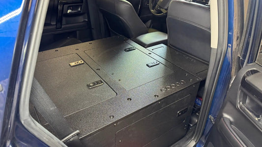Toyota - 4Runner - 2010-2024 - 5th Gen - Standard - Explore Series - Seat Delete Plate System - Second Row - V2 - 10" Module Based by Goose Gear