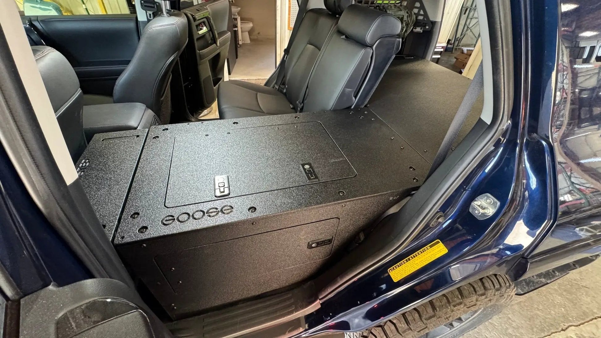 Toyota - 4Runner - 2010-2024 - 5th Gen - Standard - Explore Series - Seat Delete Plate System - Second Row - V2 - 10" Module Based by Goose Gear