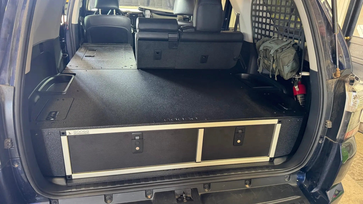 Toyota - 4Runner - 2010-2024 - 5th Gen - Standard - Explore Series - Seat Delete Plate System - Second Row - V2 - 10" Module Based by Goose Gear