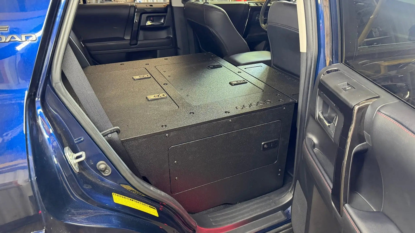 Toyota - 4Runner - 2010-2024 - 5th Gen - Standard - Explore Series - Seat Delete Plate System - Second Row - V2 - 10" Module Based by Goose Gear