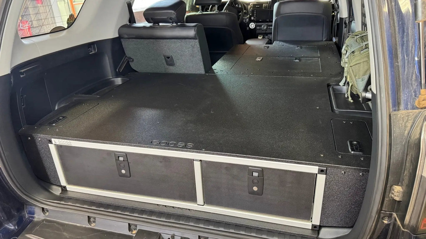 Toyota - 4Runner - 2010-2024 - 5th Gen - Standard - Explore Series - Seat Delete Plate System - Second Row - V2 - 10" Module Based by Goose Gear