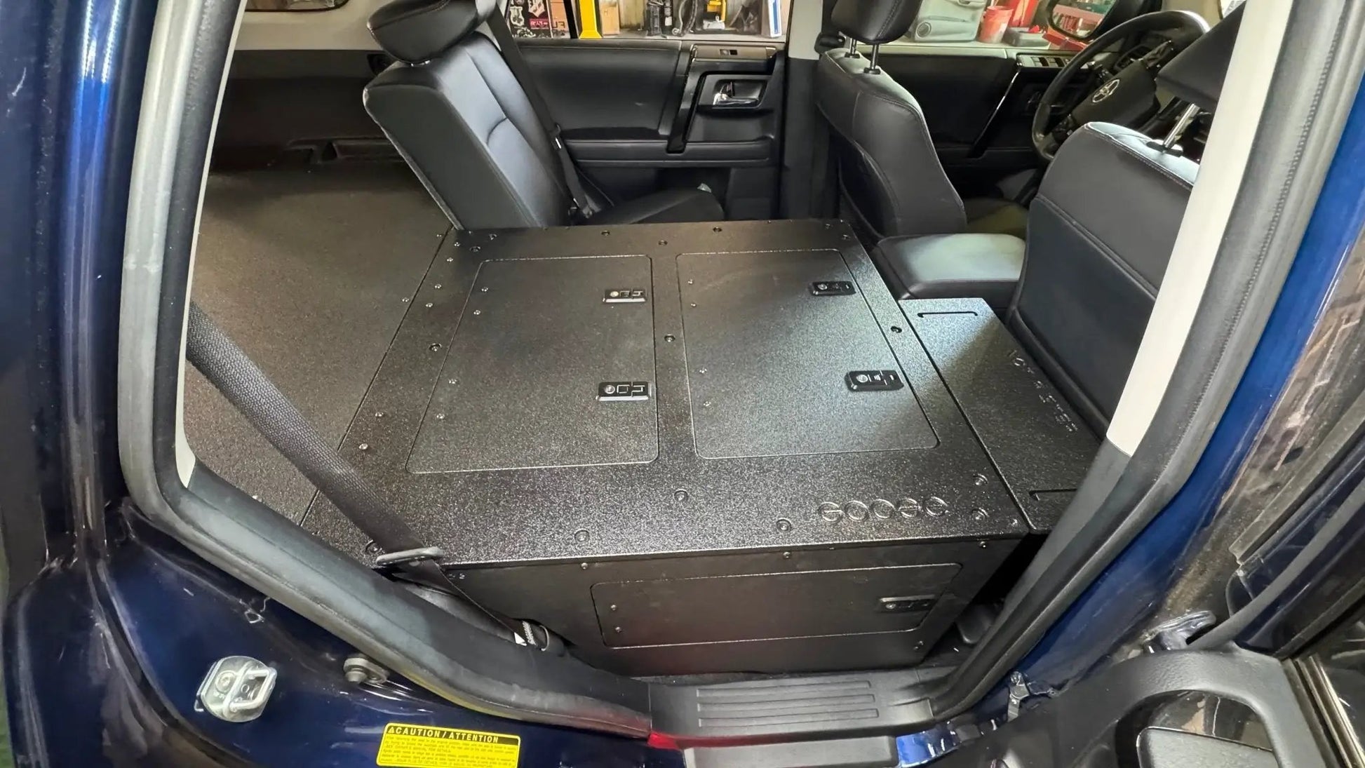 Toyota - 4Runner - 2010-2024 - 5th Gen - Standard - Explore Series - Seat Delete Plate System - Second Row - V2 - 10" Module Based by Goose Gear