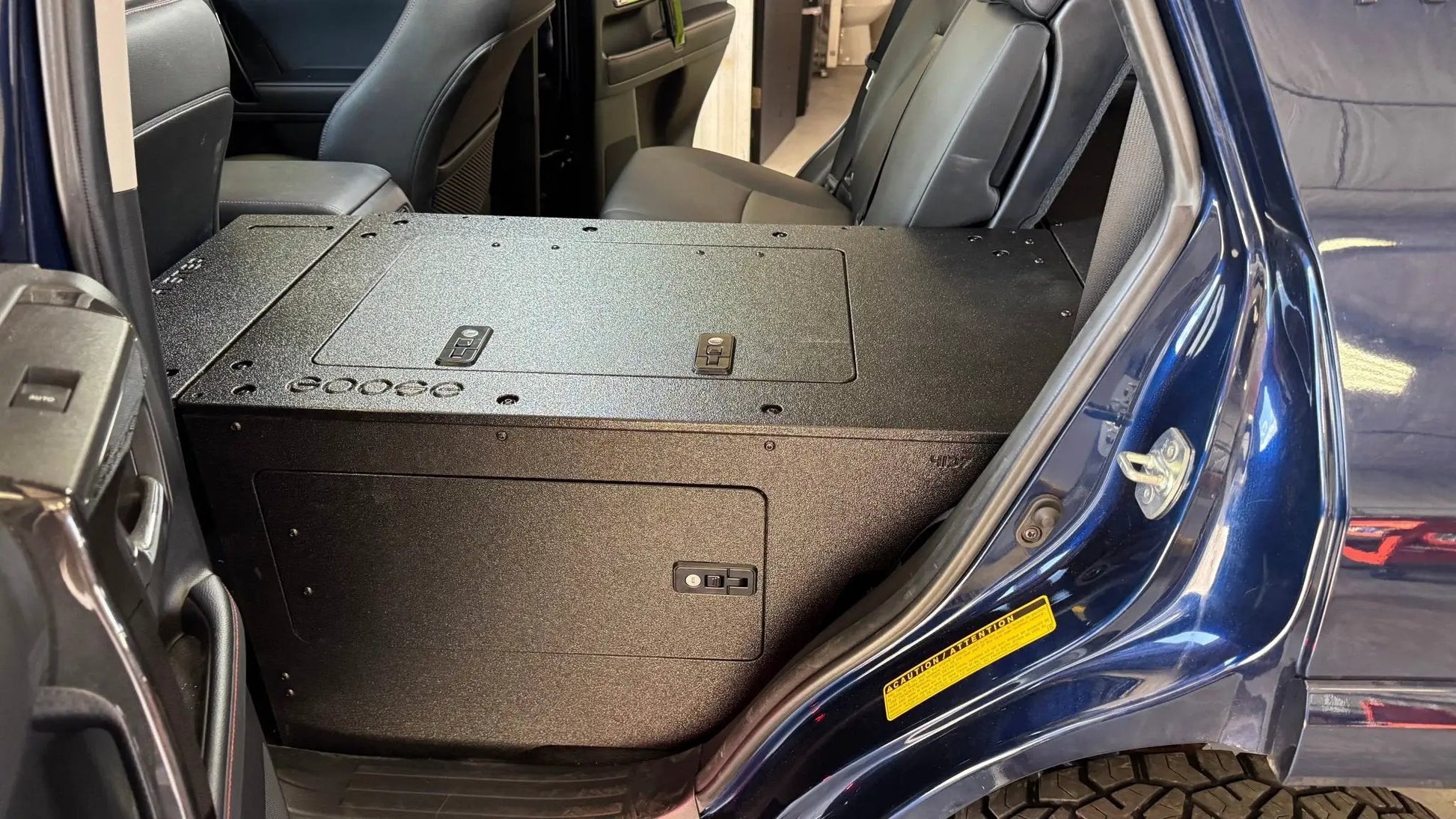 Toyota - 4Runner - 2010-2024 - 5th Gen - Standard - Explore Series - Seat Delete Plate System - Second Row - V2 - 10" Module Based by Goose Gear